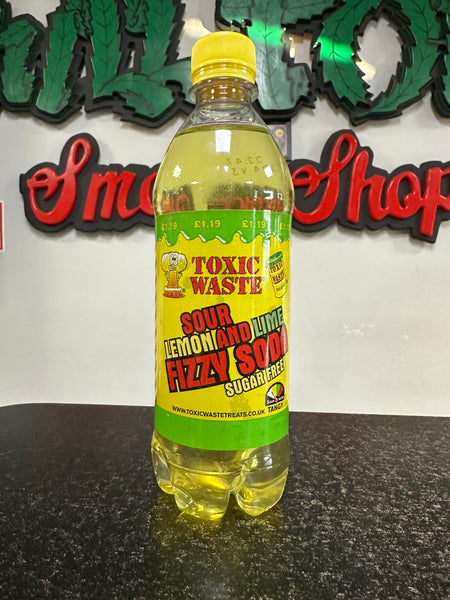 TOXIC WASTE SOUR FIZZY SODA LEMON AND LIME (UK)
