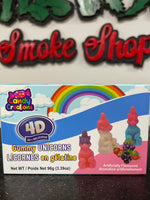 4D Gummy unicorn candies