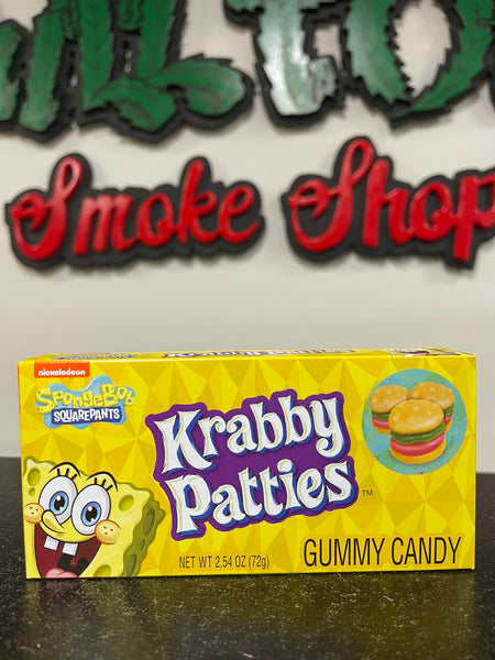 Krabby patties gummy burger candies