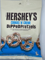 Hershey’s cookies and creme dipped pretzels