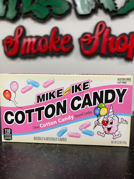 Mike and Ike cotton candy